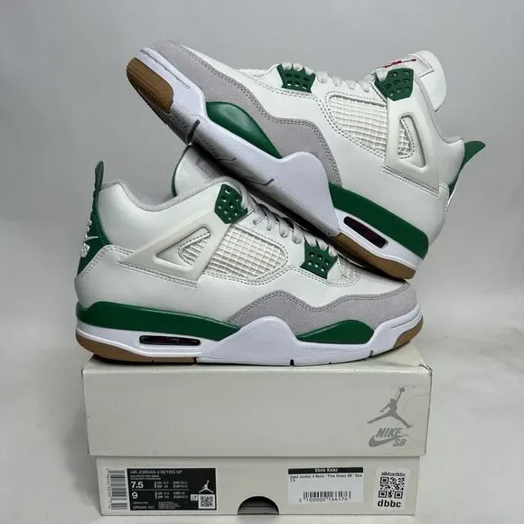 Nike Shoes Air Jordan 4 Retro SP x Nike SB “Pine Green” 2024 Nike Air Jordan 4 X Nike SB Mid Retro Shoes Pine Green AJ4  main image 4
